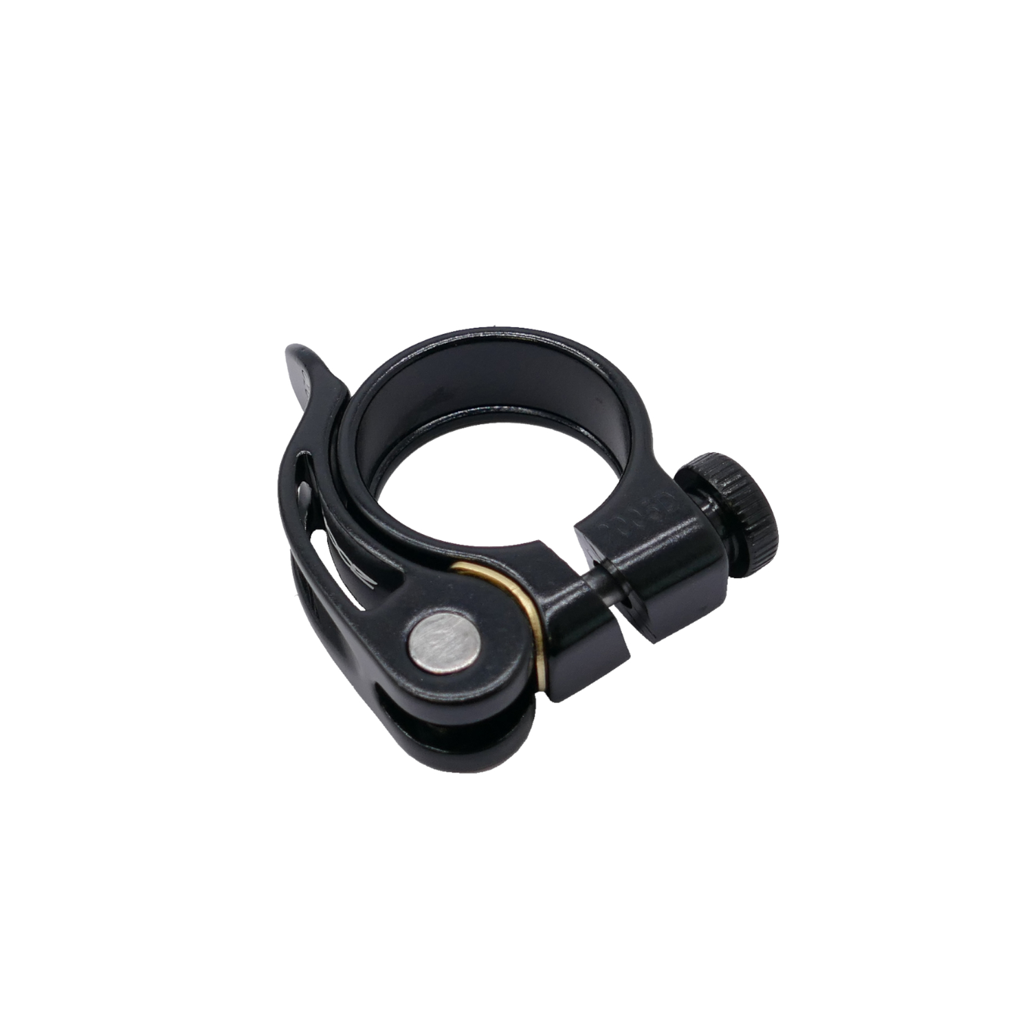 Sattelklemme ZOOM QR mit Schnellspanner, 31,8 mm in schwarz aus ALU