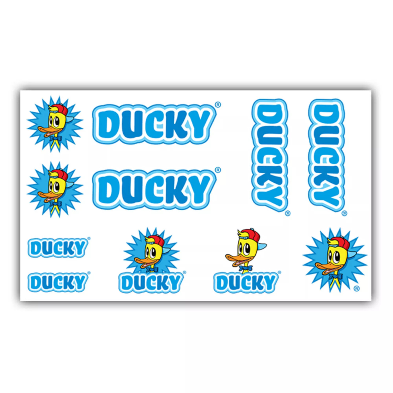 Sticker für Rahmen DUCKY BLUE Set