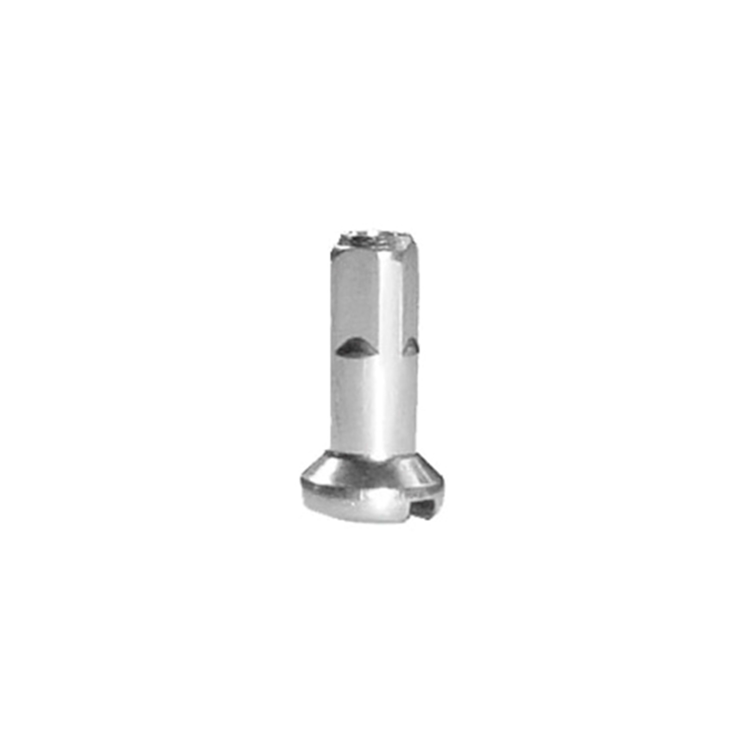 CN-Nippel Messing 14 mm für 2 mm Speichen in Silber