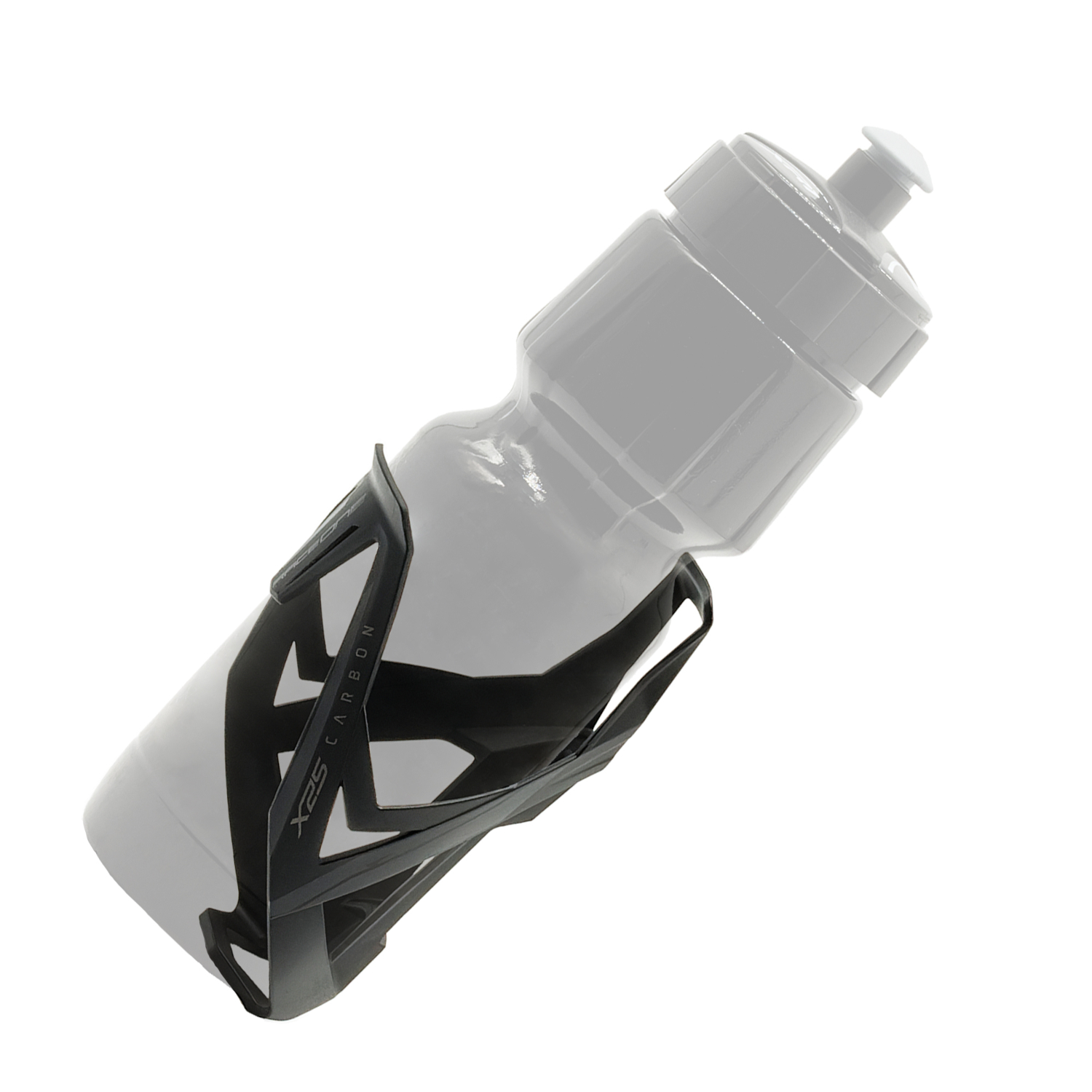 R1 Flaschenhalter X25 Carbon in Schwarz