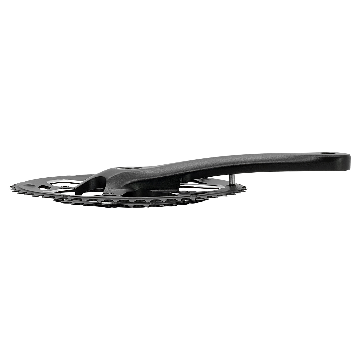 Kettenradgarnitur aus ALU 2 fach 34/50 Zähne 172,5 mm in schwarz