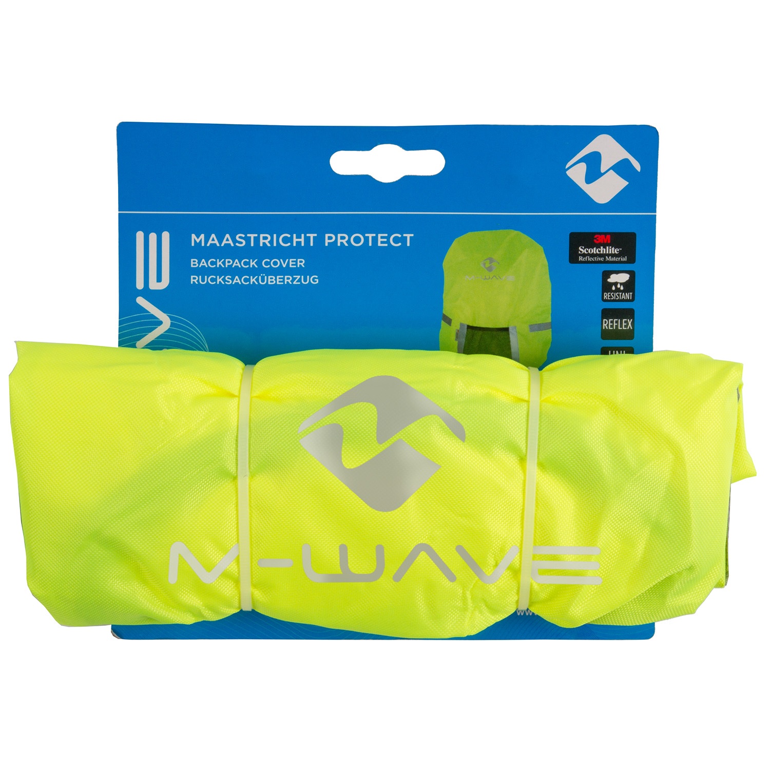 Sicherheits Taschenüberzug 25 Liter MAASTRICHT PROTECT 3M-REFLEX neongelb