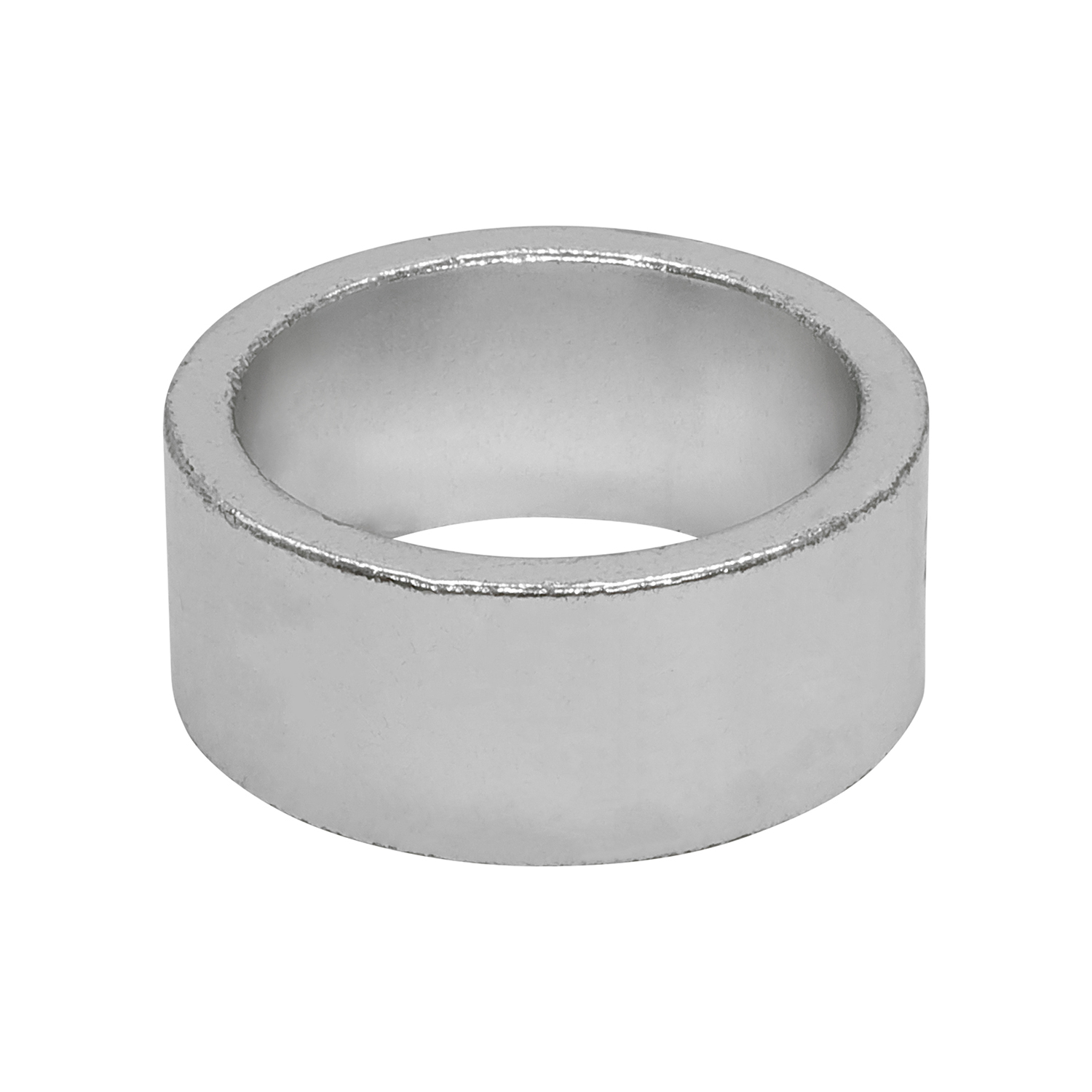 Spacer Alu, 15 mm, 1 1/8", in Silber glänzend