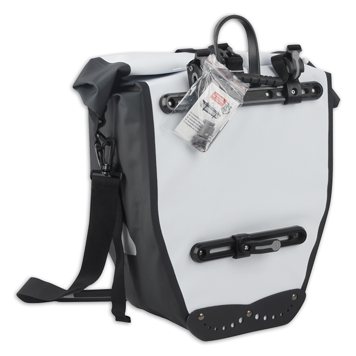 LYNX Packtasche EINZELNE Tasche ROCKY XL WEISS / SCHWARZ
