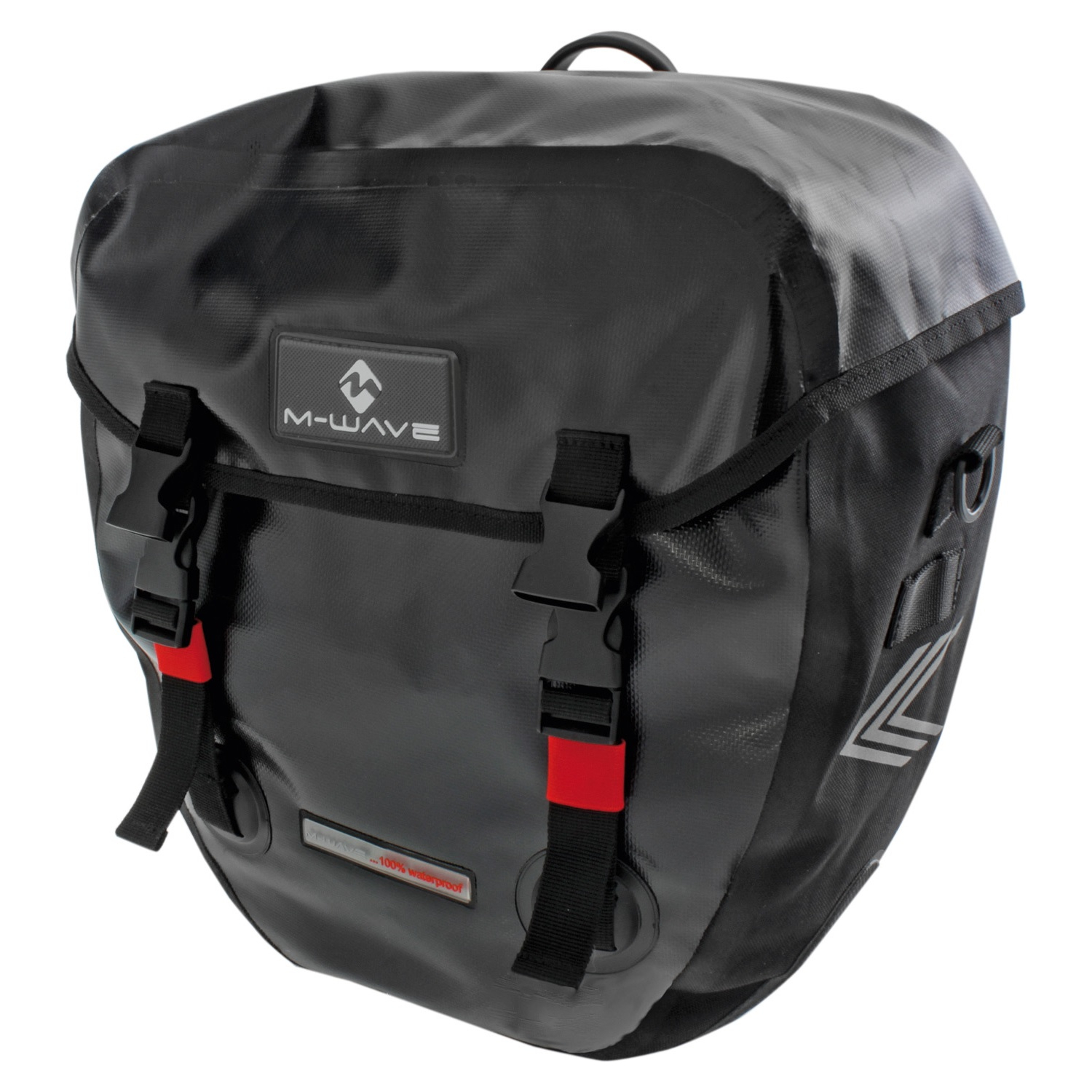 M-WAVE Gepäcktaschen SET CANADA PRO ALBERTA 2 x 20 Liter schwarz / schwarz